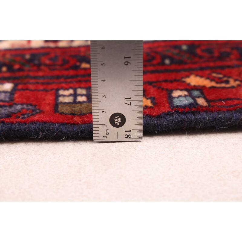 ECARPETGALLERY Hand-knotted Andelz Red Wool Rug - 5'3 x 9'8