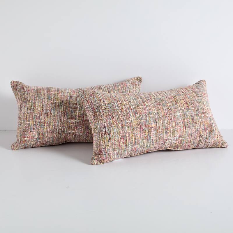 Sorra Home Indoor Knife Edge Pillow Set of 2