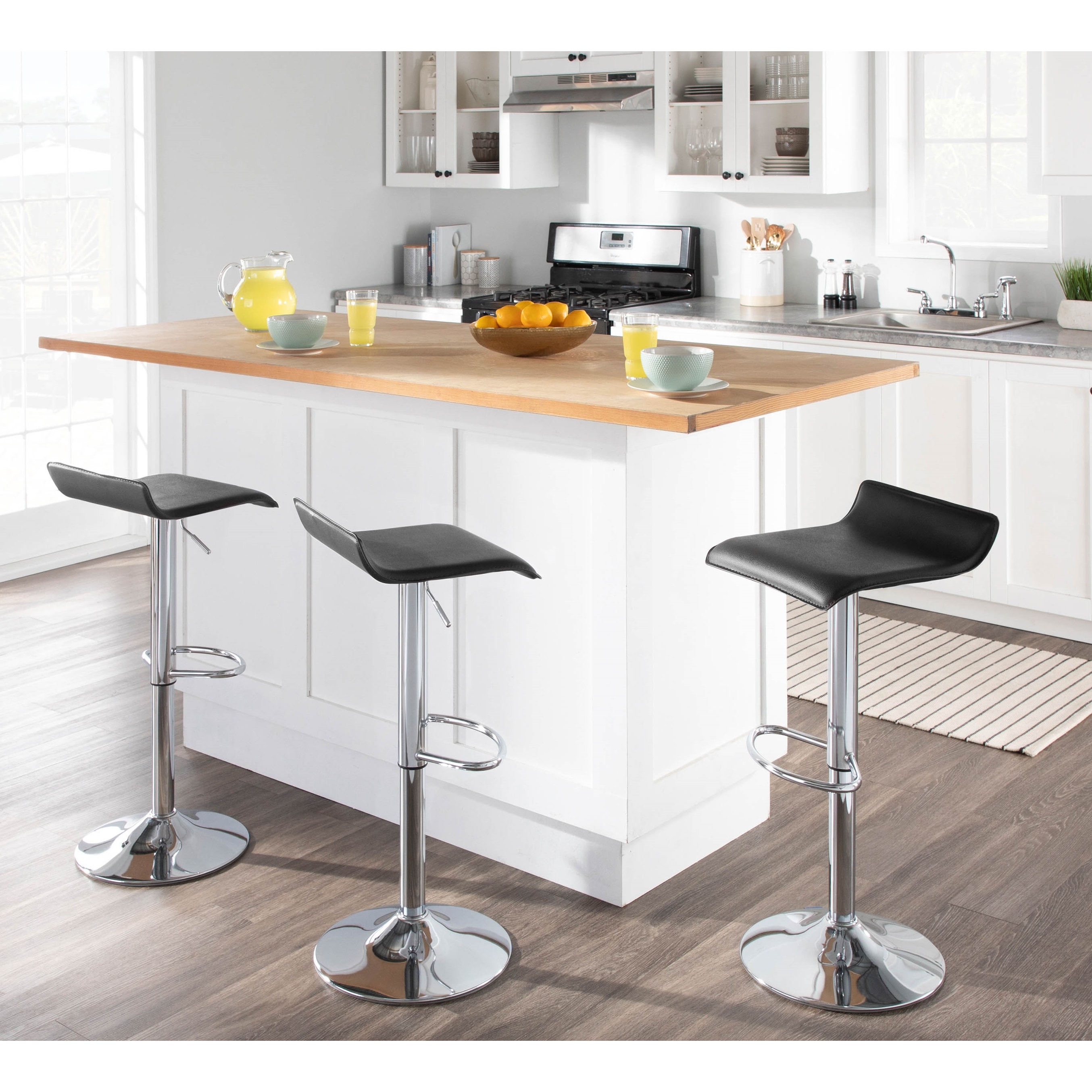 Porch & Den Tower Contemporary Ale Adjustable Barstools (Set of 2)