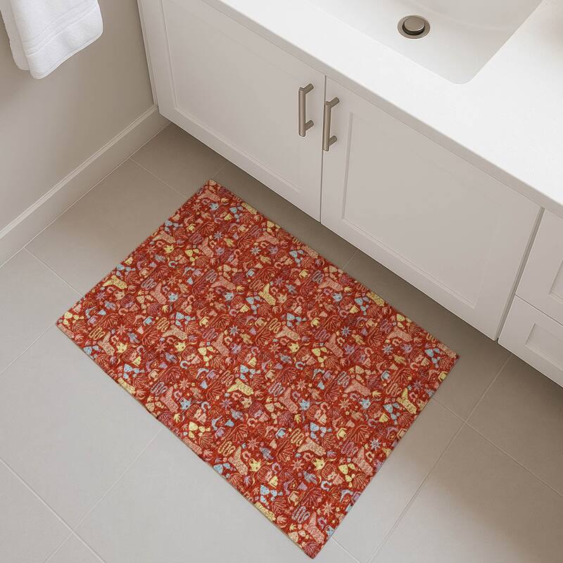 Machine Washable Indoor/ Outdoor Cowboy Dallas Chantille Rug