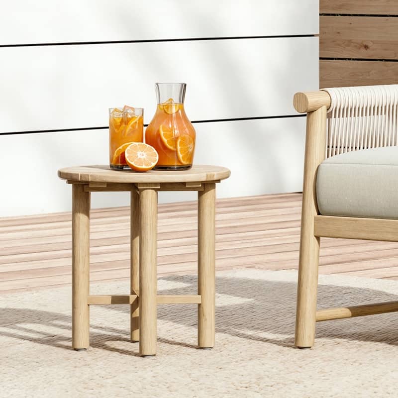 Lynn Outdoor Acacia Wood Patio Furniture Outdoor Chair