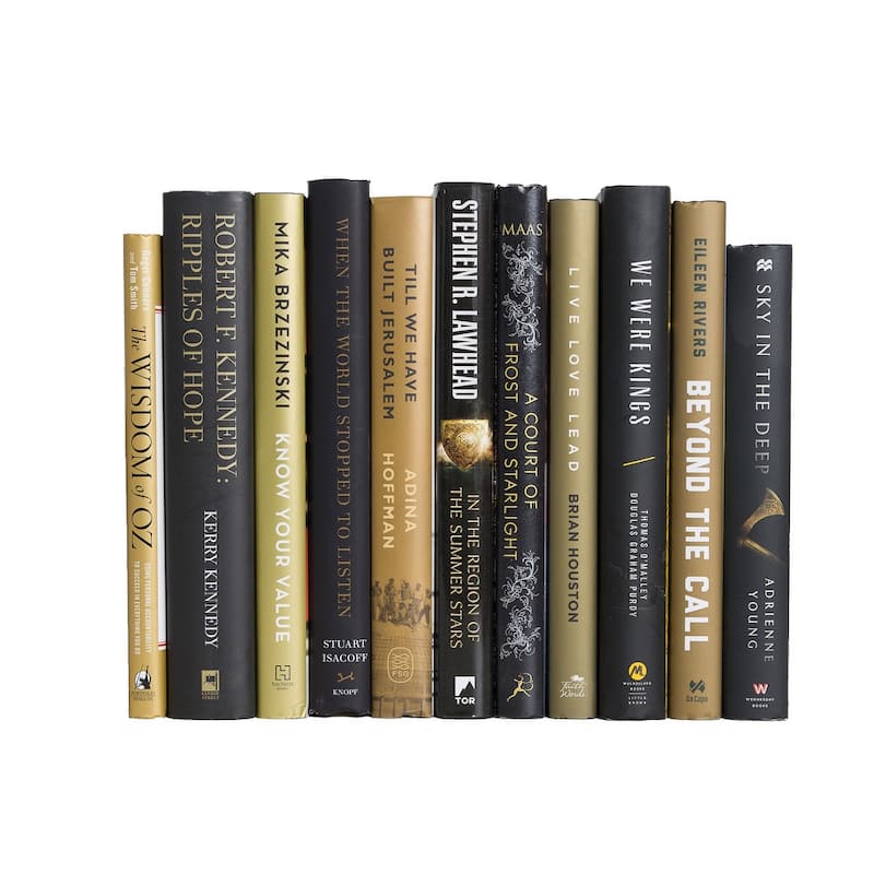 Books Black Decorative Accessories: Gilded Onyx Dust Jacket ColorPak