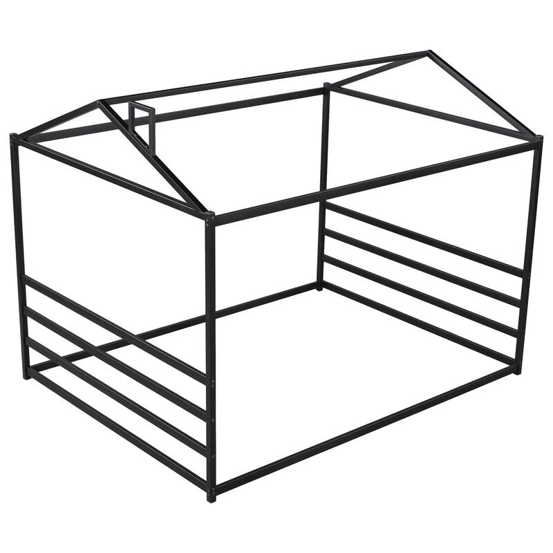 Metal Platform Bed, Queen
