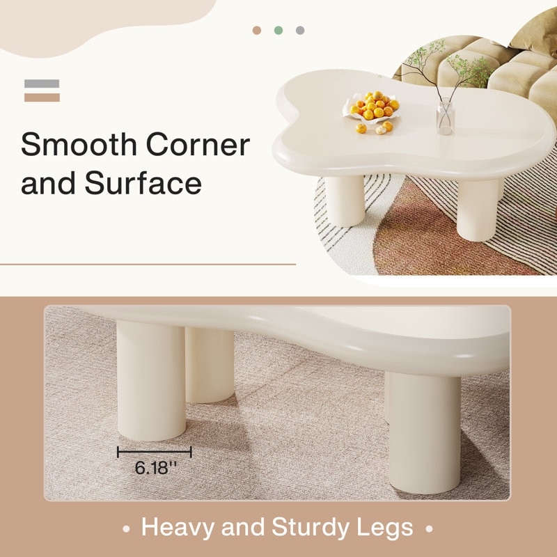 Modern Cloud Coffee Table Center Table for Living Room