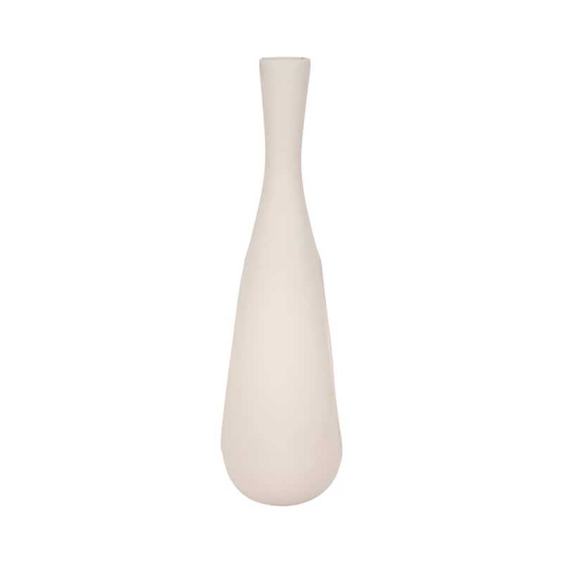 Sagebrook Home 24"H Rough Texture Round Cut Out Ceramic Vase