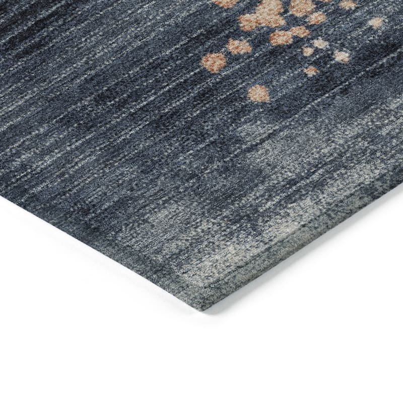 HomeRoots Geometric Transitional Rectangle Outdoor Rug