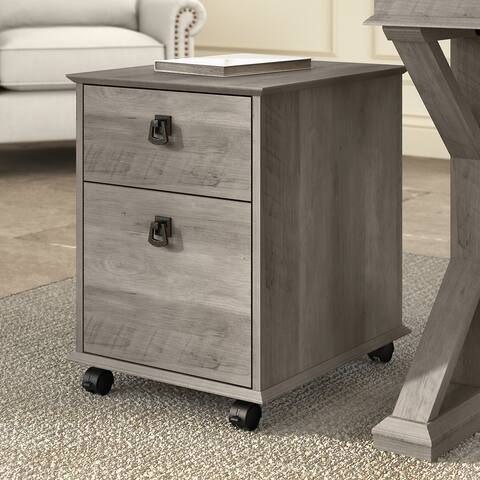 Homestead Farmhouse Mobile File Cabinet by Bush Furniture