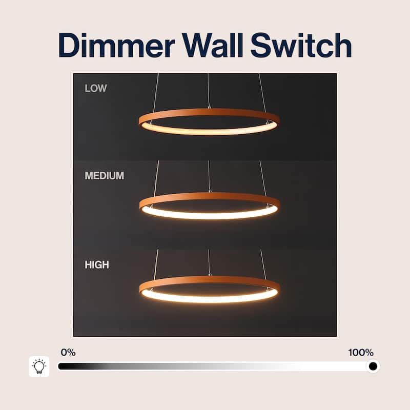 Kinsley Modern Bohemian Iron Integrated LED Pendant by JONATHAN Y
