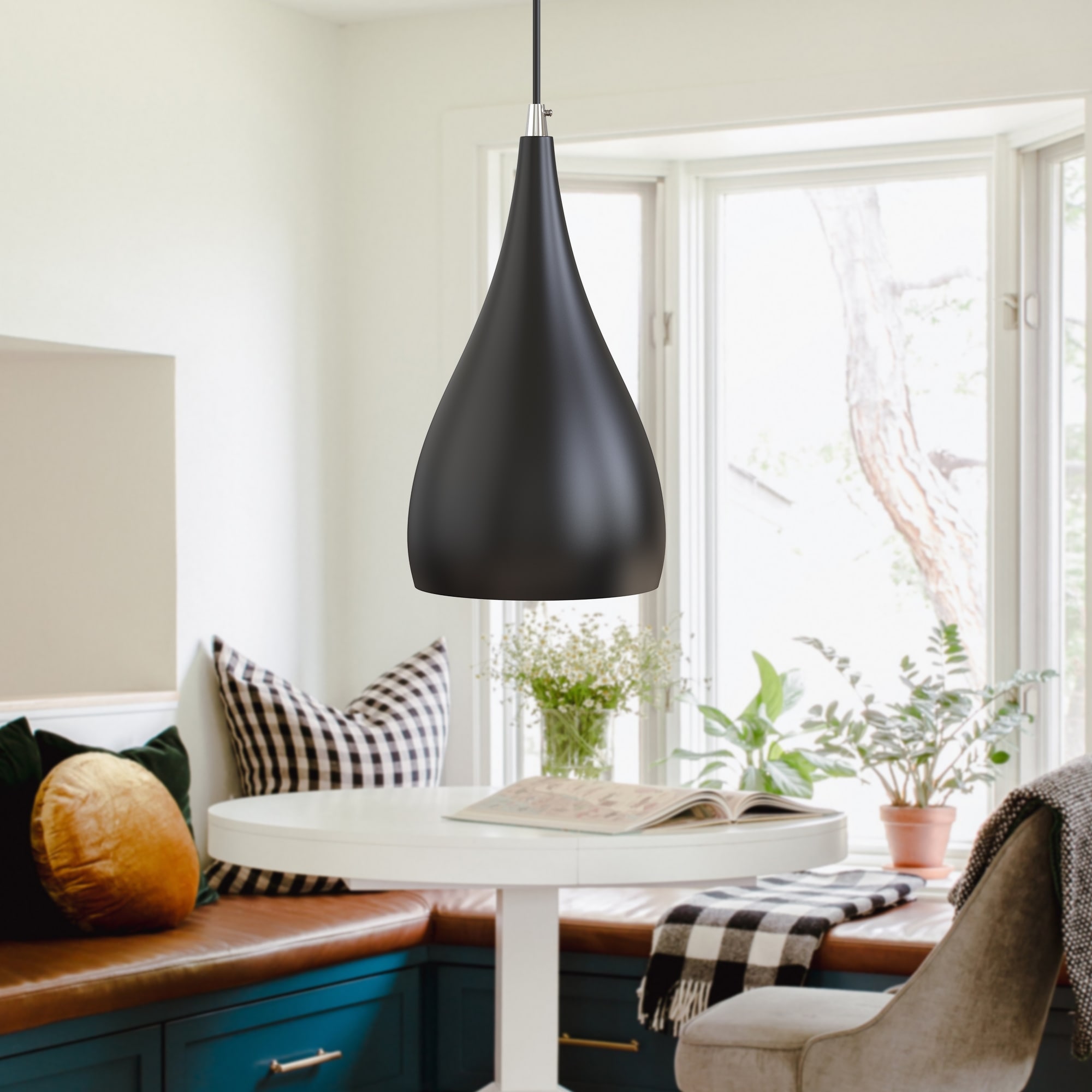 Teardrop pendant light black cheap