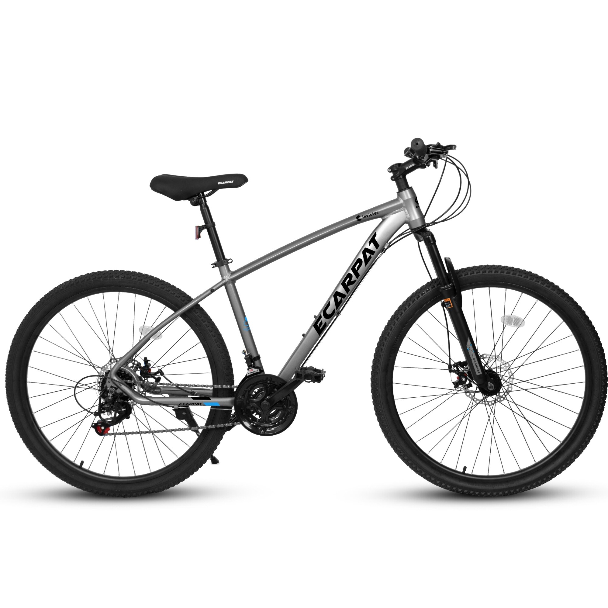 27 Inch Mountain Bike 21 Speed Suspension Fork Aluminum Frame Disc Brake Men s Women s Men s Mountain Bike Bike Adlut Bike Dark Grey