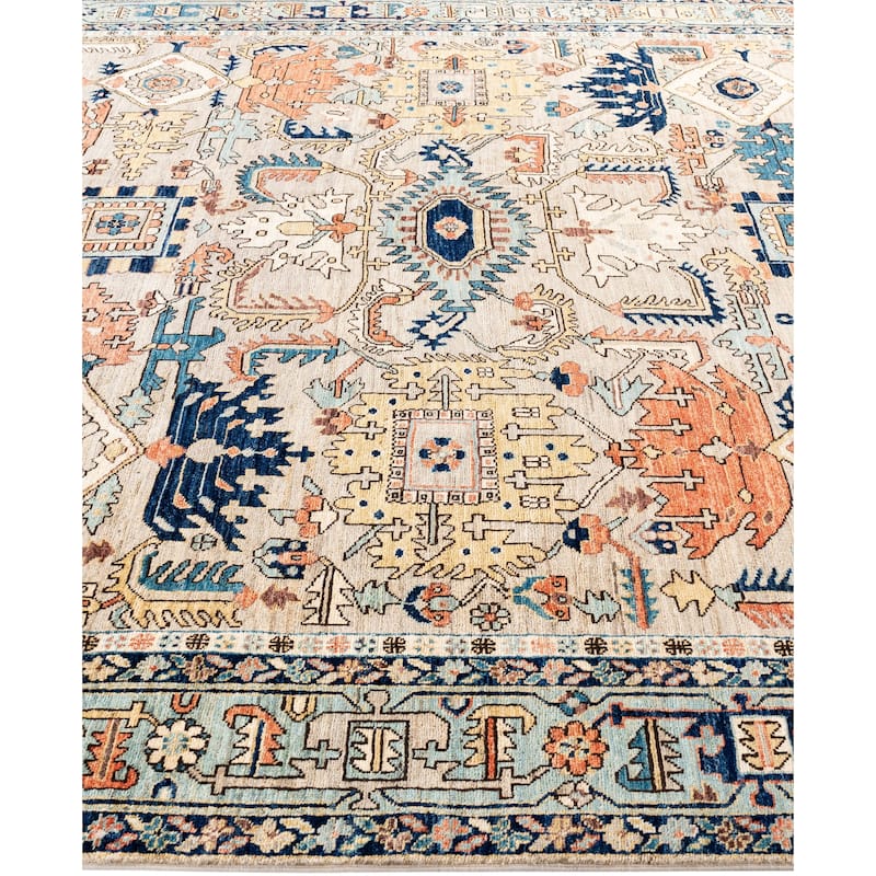 Serapi One-of-a-Kind Hand-Knotted Area Rug - Beige - 8' 2" x 10' 2"