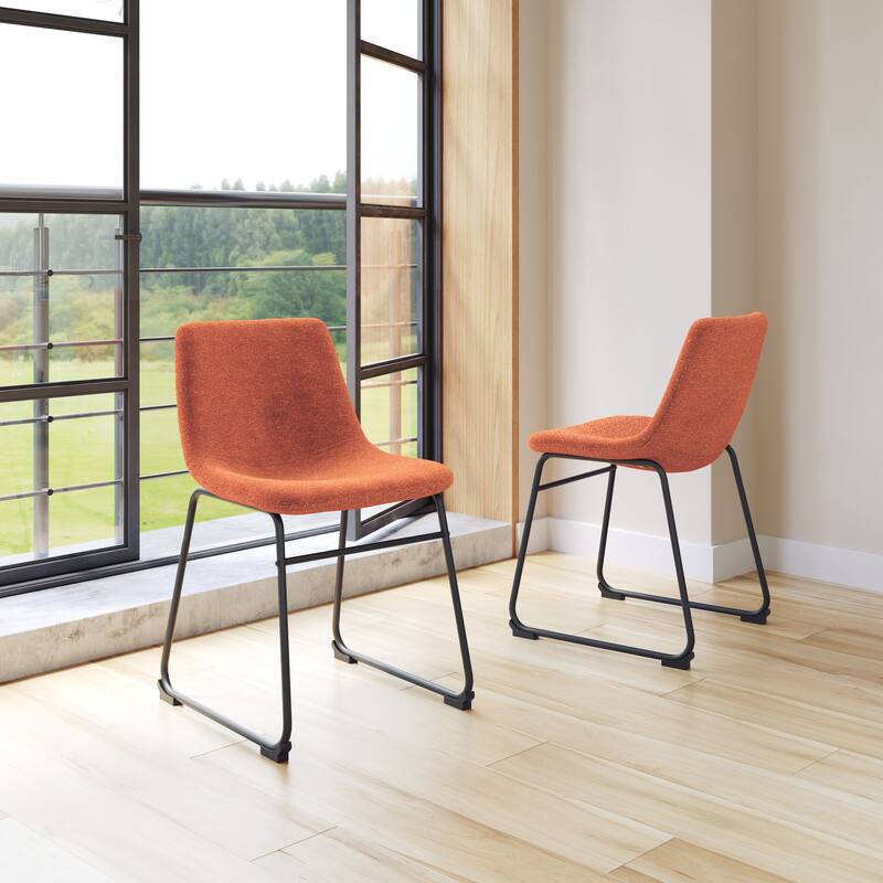 Smart Dining Chair (Set of 2) - Product (in) : 18.7" W x 21.3" D x 31.3" H - Burnt