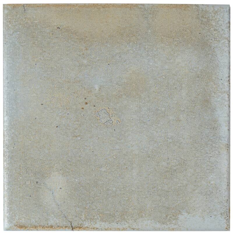 Zahara 6x6 Coastal Mist Porcelain Zellige Square Wall and Floor Tile (5.38 sq ft/case) - 22 Pack