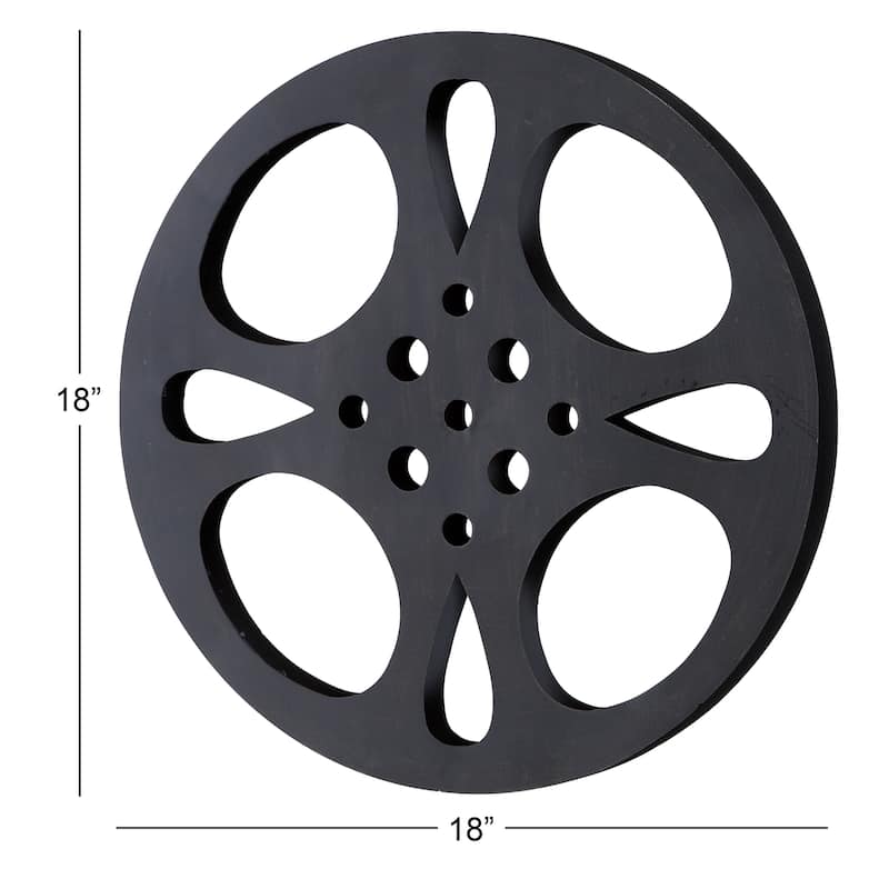 Black Metal Reel Film Home Wall Decor