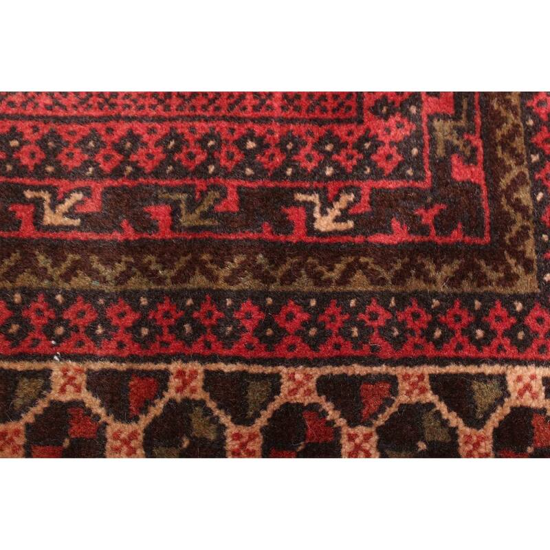 ECARPETGALLERY Hand-knotted Teimani Black Wool Rug - 3'2 x 5'1