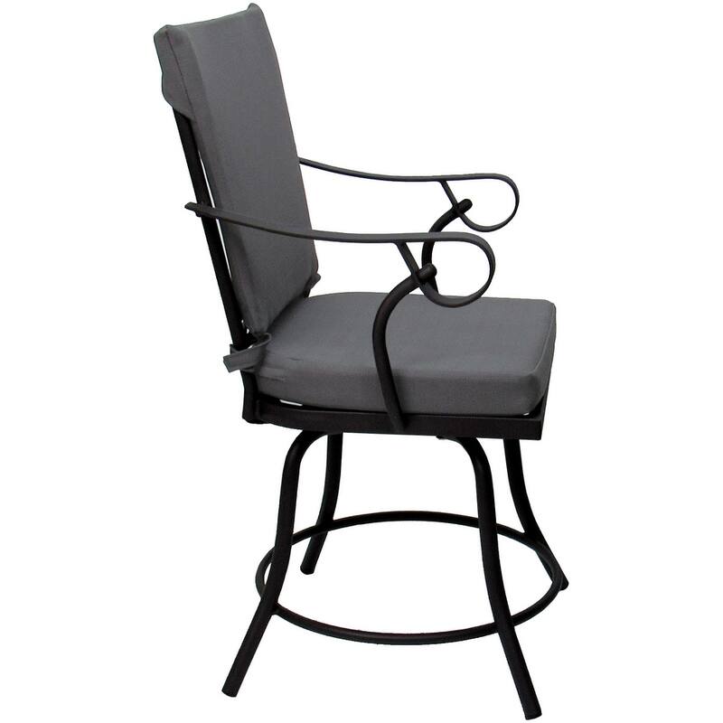 Outdoor or Indoor Patio Swivel Dining Chair - Jamey