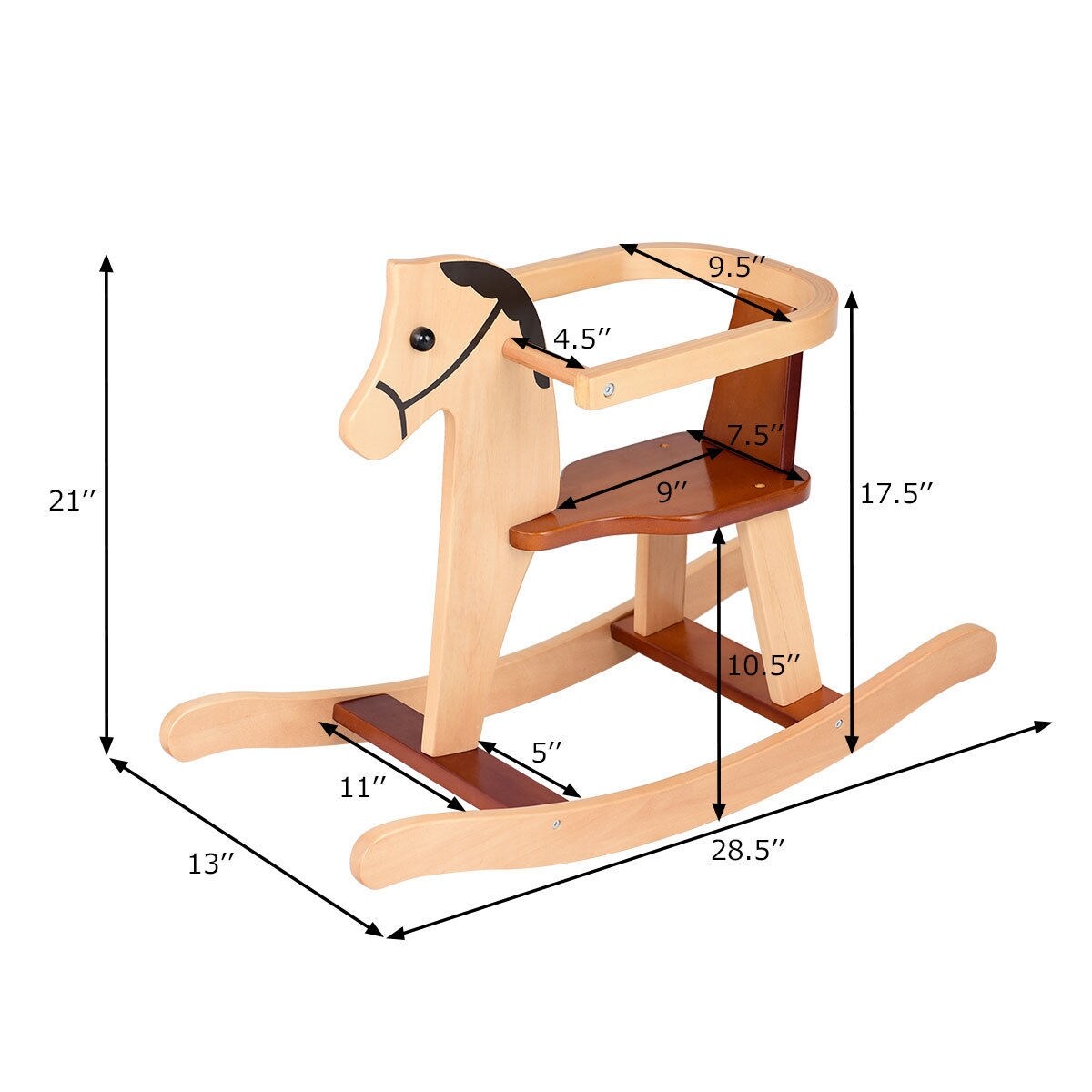 girls rocking horse