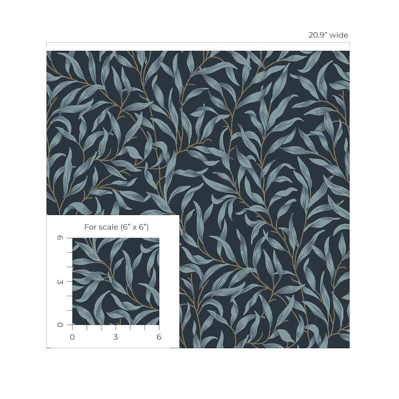 NextWall Willow Trail Peel and Stick Wallpaper