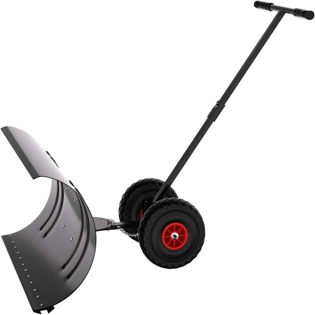 29-Inch Heavy-Duty Steel Snow ShovelSingle Pole