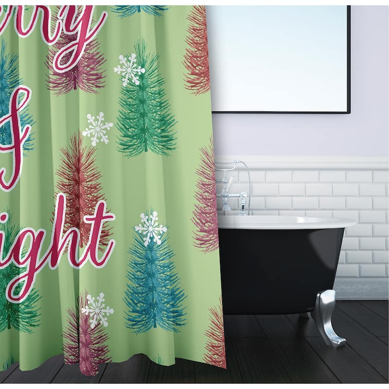 Merry and Bright Shower Curtain