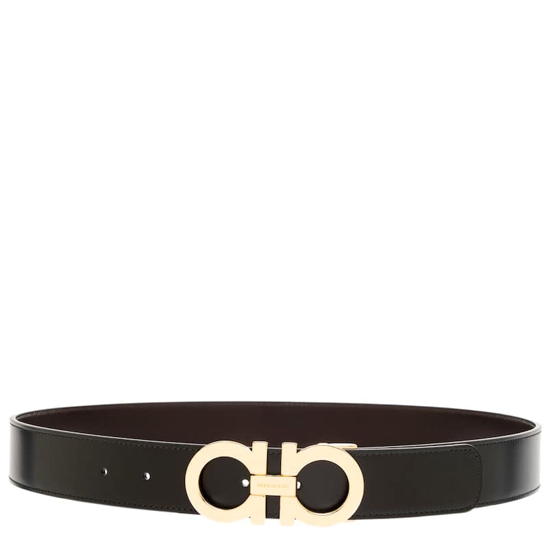 Salvatore Ferragamo Men's Reversible Gancini Belt 1.4" Wide - 110