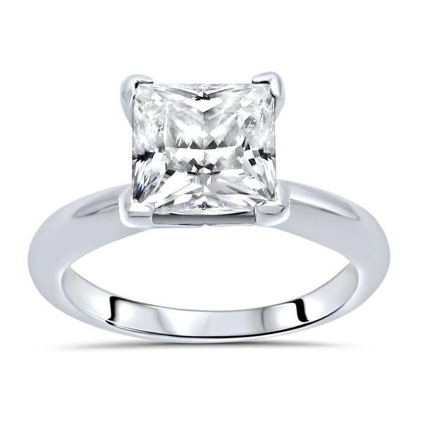 3.60Ct Round-Cut VVS1 Diamond 5 Stone Engagement Ring 14K White Gold Finish 3.60Ct Round-Cut VVS1 Diamond 5 Stone Engagement Ring 14K White Gold Finish