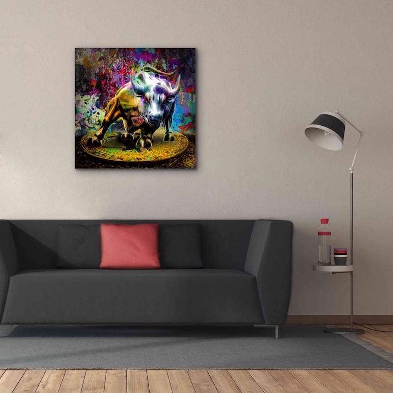 Epic Graffiti 'Bitcoin Bull Market,' Canvas Wall Art
