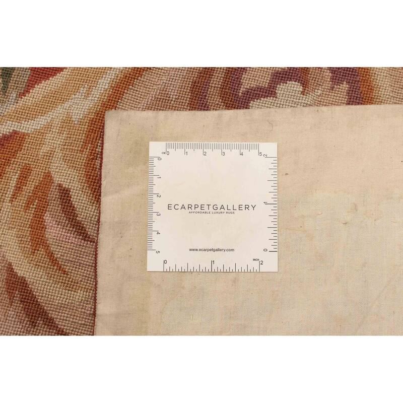 ECARPETGALLERY Flat-Weave Dynasty Red Cotton Tapestry Kilim - 5'10 x 8'8