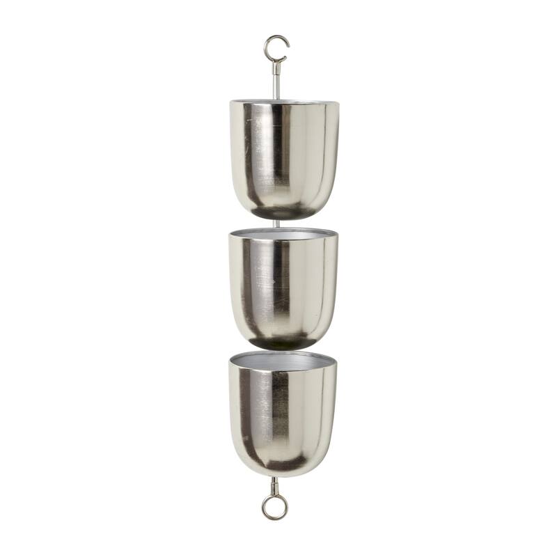 Metal Layered Wall Planter - 12 x 12 x 25