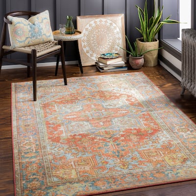 Livabliss Mona Persian Machine Washable Area Rug