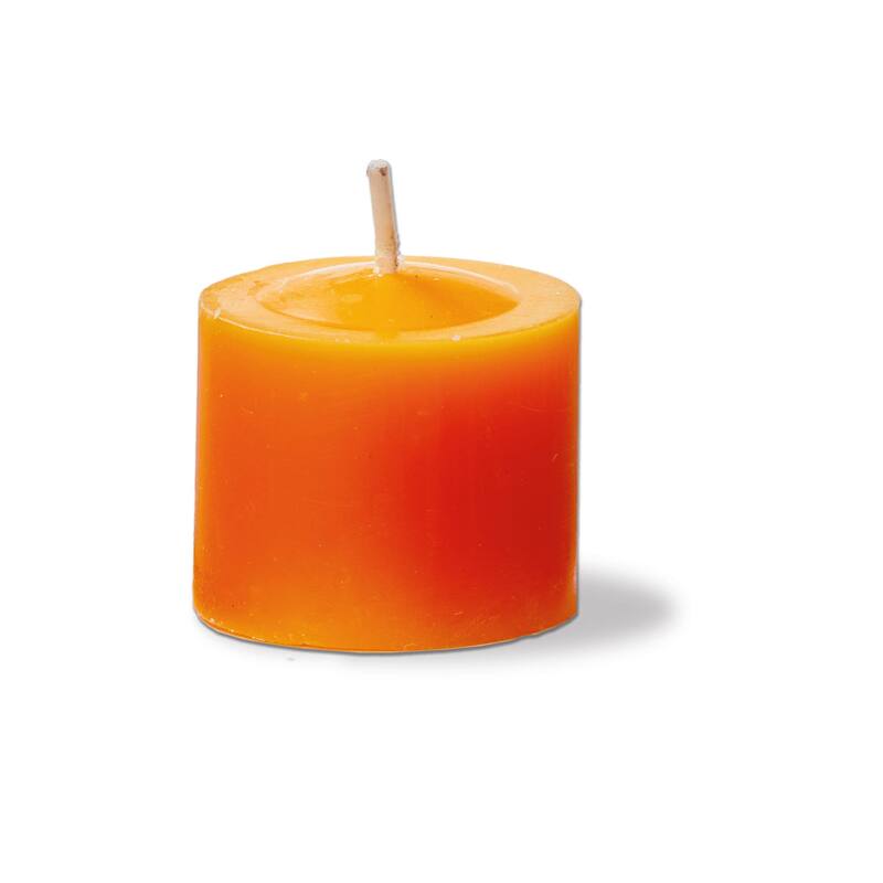 Color Studio Orange Votive Candles Set of 12 - Paraffin Wax, 5 Hour Burn Time, Perfect for Everyday Use