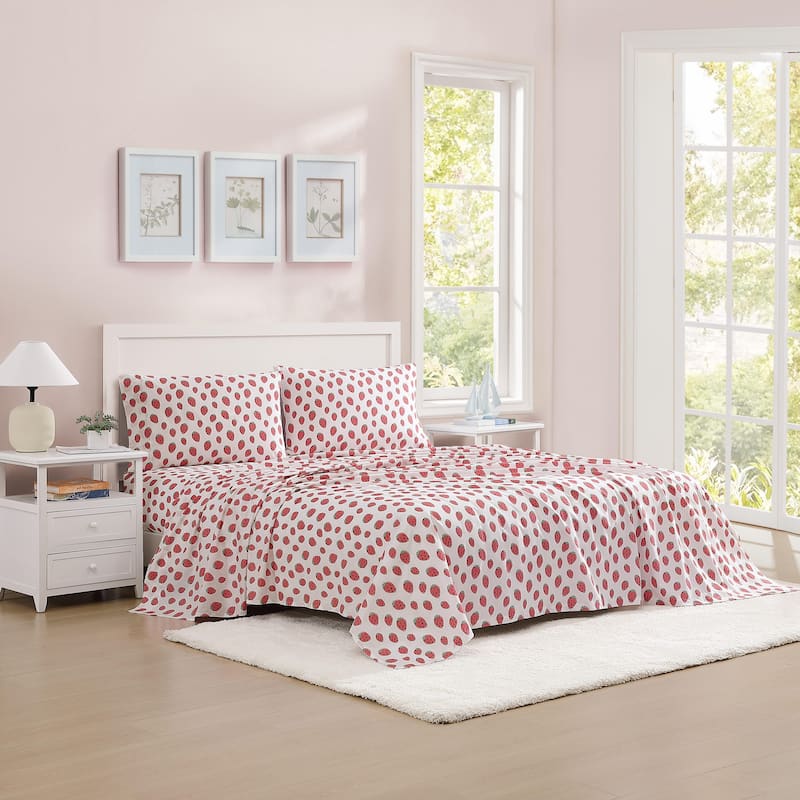 Poppy & Fritz Cotton Percale Printed Bed Sheet Sets