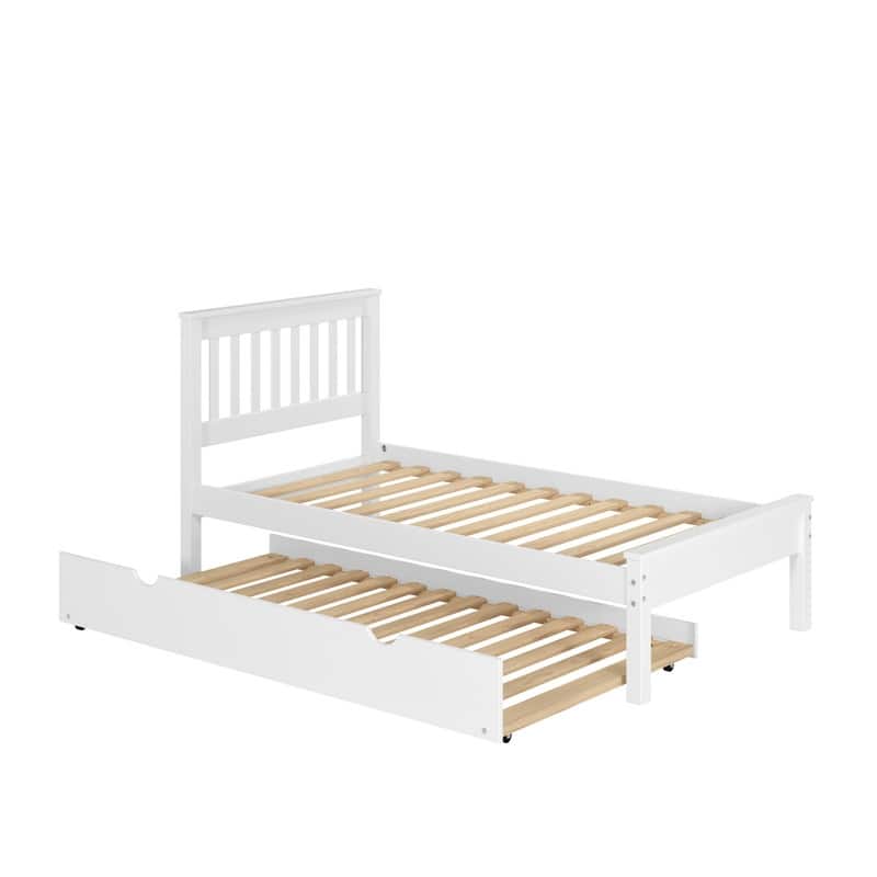 Twin Contempo Bed in White