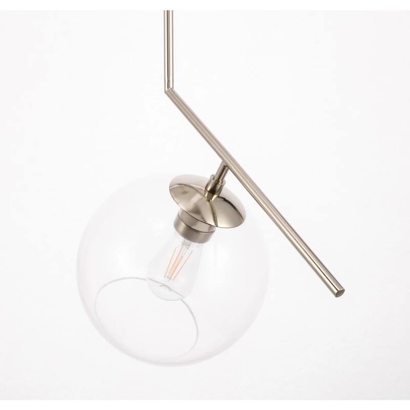 Elegant Lighting Ryland Single Light 16" Wide Pendant with Clear Glass