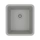 preview thumbnail 13 of 47, 16" x 18" Quartz Single Bowl Sink Drop-In/Undermount Granite Composite - 16"x18"