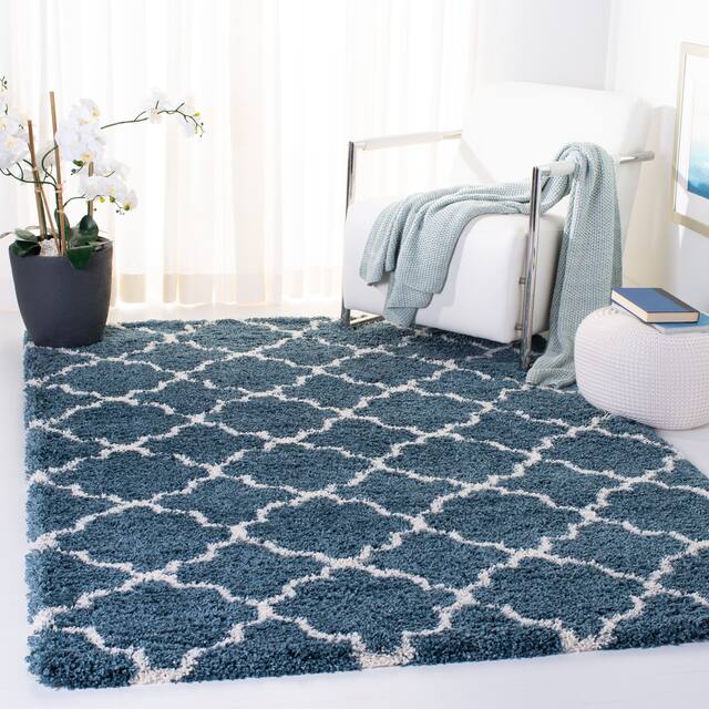 SAFAVIEH Hudson Shag Vitchka Glam Trellis 2-inch Area Rug