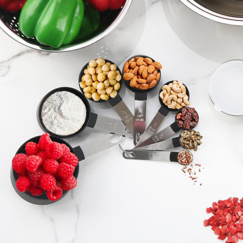 23pcs Stainless Steel Mixing Bowl Set with Airtight Lids 1.5QT 3QT 5QT