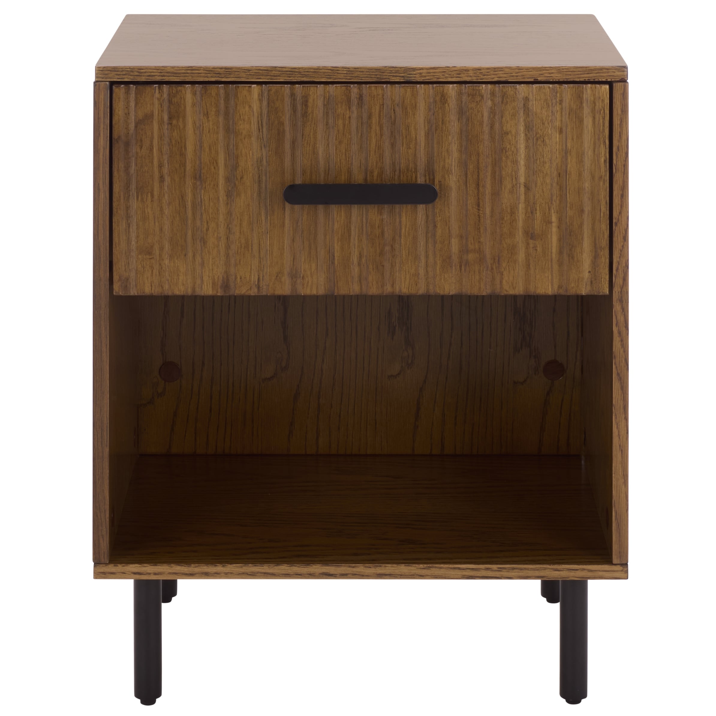 SEI Furniture Amelin 1-Drawer 1-Shelf Nightstand