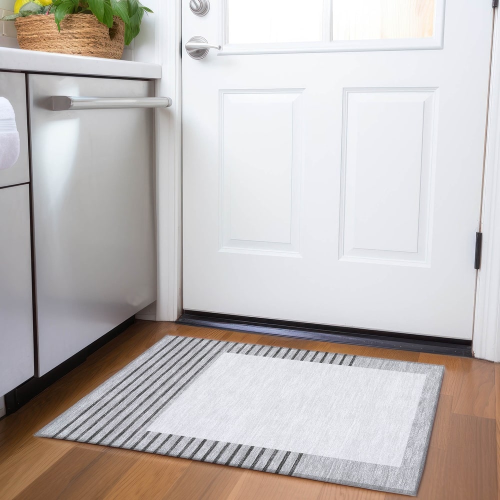 Premium Washable Super Soft Modern Frames Mayfield Rug