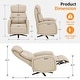 preview thumbnail 3 of 9, MCombo Dual Motor Power Recliner Chair for Adults, Modern Faux Leather Electric Swivel Recliner with USB Charging
