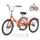 preview thumbnail 1 of 5, VEVOR Folding Adult Tricycle, with Large Rear Basket, Shopping Picnic Foldable Tricycles for Adults, Women, Men, Seniors 24 inch+1 speed - Colourless