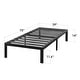 preview thumbnail 21 of 20, Titan C Heavy Duty Steel Platform Bed By Crown Comfort