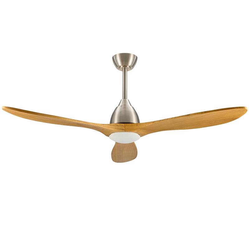 60-inch 3 - Blade Smart Ceiling Fan with Adjustable CCT LED Light Kit and Remote Control Included