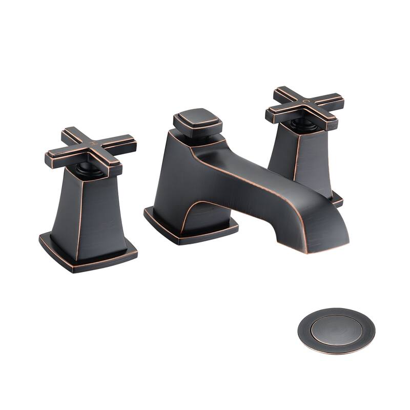 Double Handle Widespread Bathroom Faucet