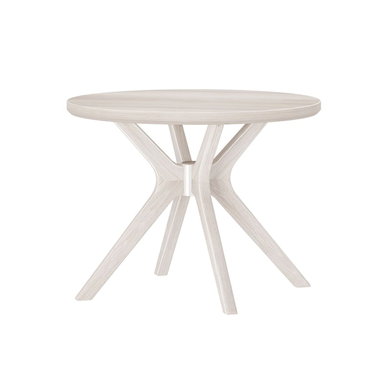 Plank and Beam Verso Cross Leg Round Dining Table - 38"