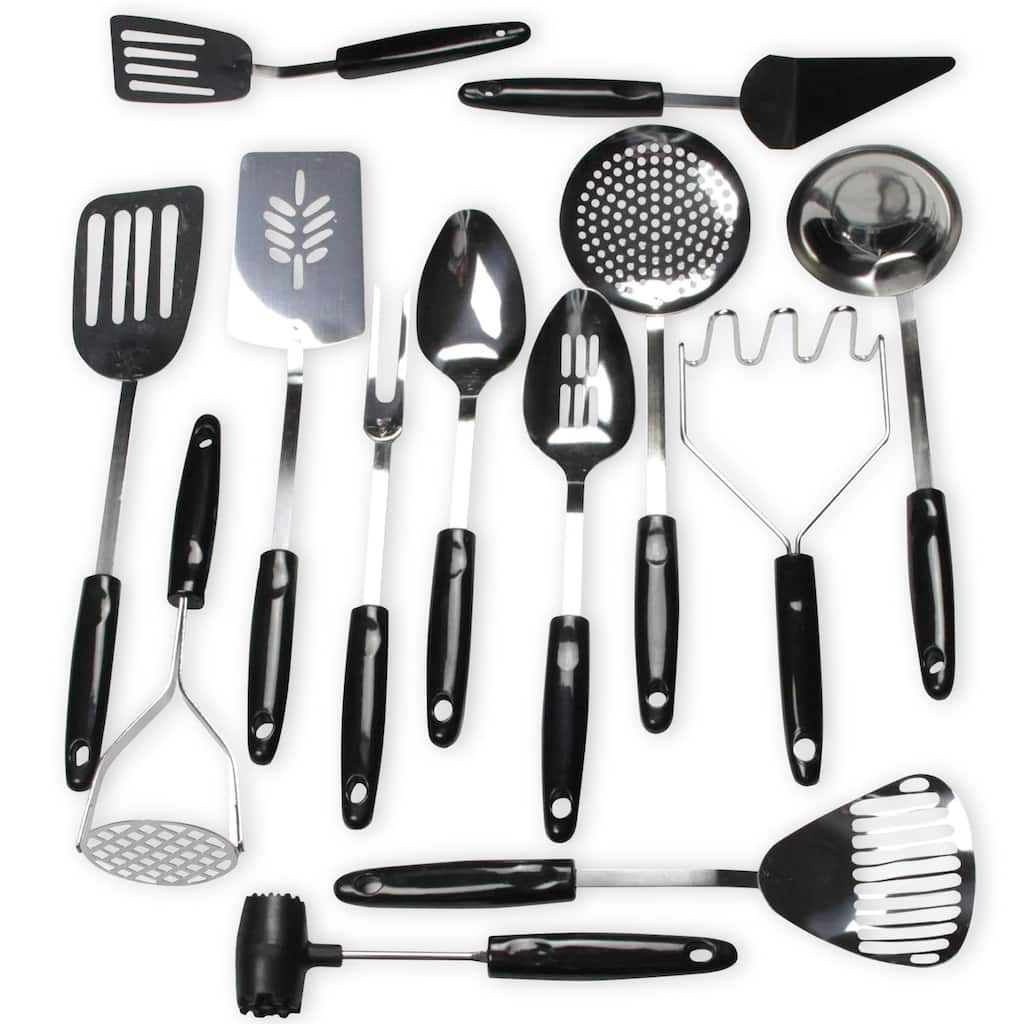 Chef Craft Select 13-Piece Select Stainless Steel Kitchen Tool and Utensil Set