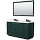 Option Green / Giotto Quartz Top / Matte Black Hardware