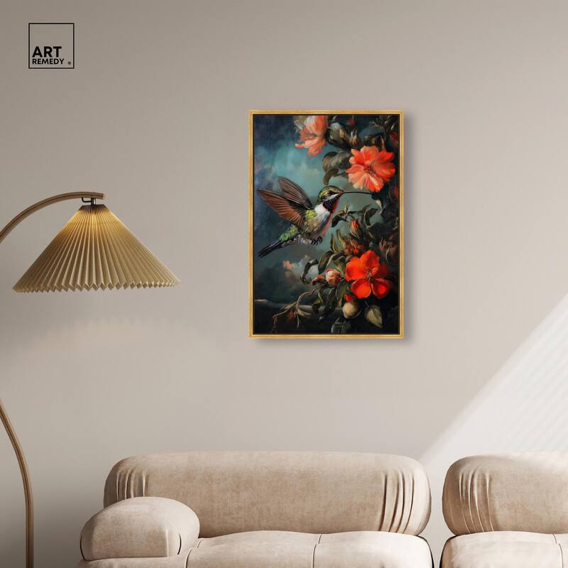 Whirring Wings II Canvas by Art Remedy