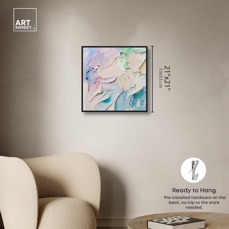 Flowing Mousse I Canvas by Art Remedy