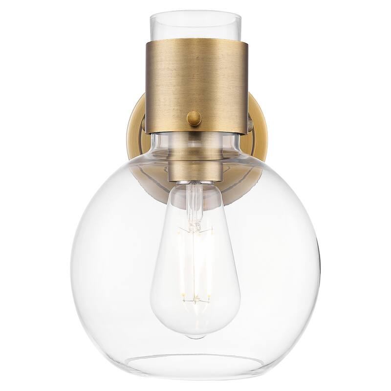 Innovations Lighting 464-1W-G464B-7CL Lawton Sphere 9" Tall Bathroom